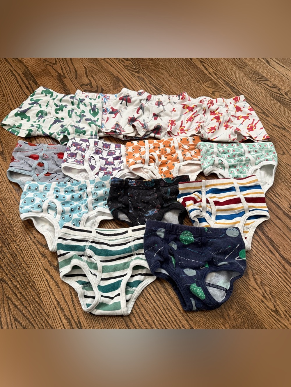Hanna Andersson Assorted Boys' Multicolor Cotton Briefs - 17 Pack